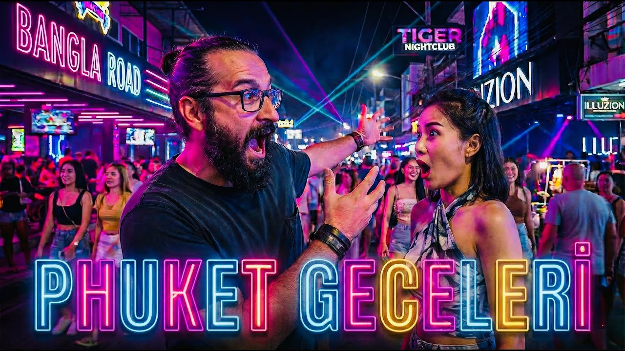 Phuketin Çılgın Barları ve Gece Kulüpleri! | Bangla Walking Street 🌃 #phuket #tayland #phukettravel