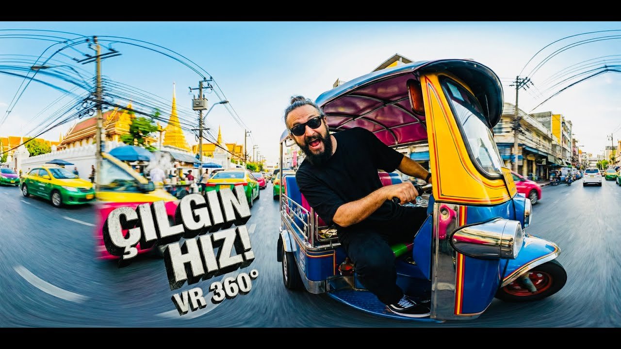 🚖 Bangkok’ta Hızlı ve Çılgın Tuk Tuk Macerası! | 360° VR Tayland Sokakları 🇹🇭