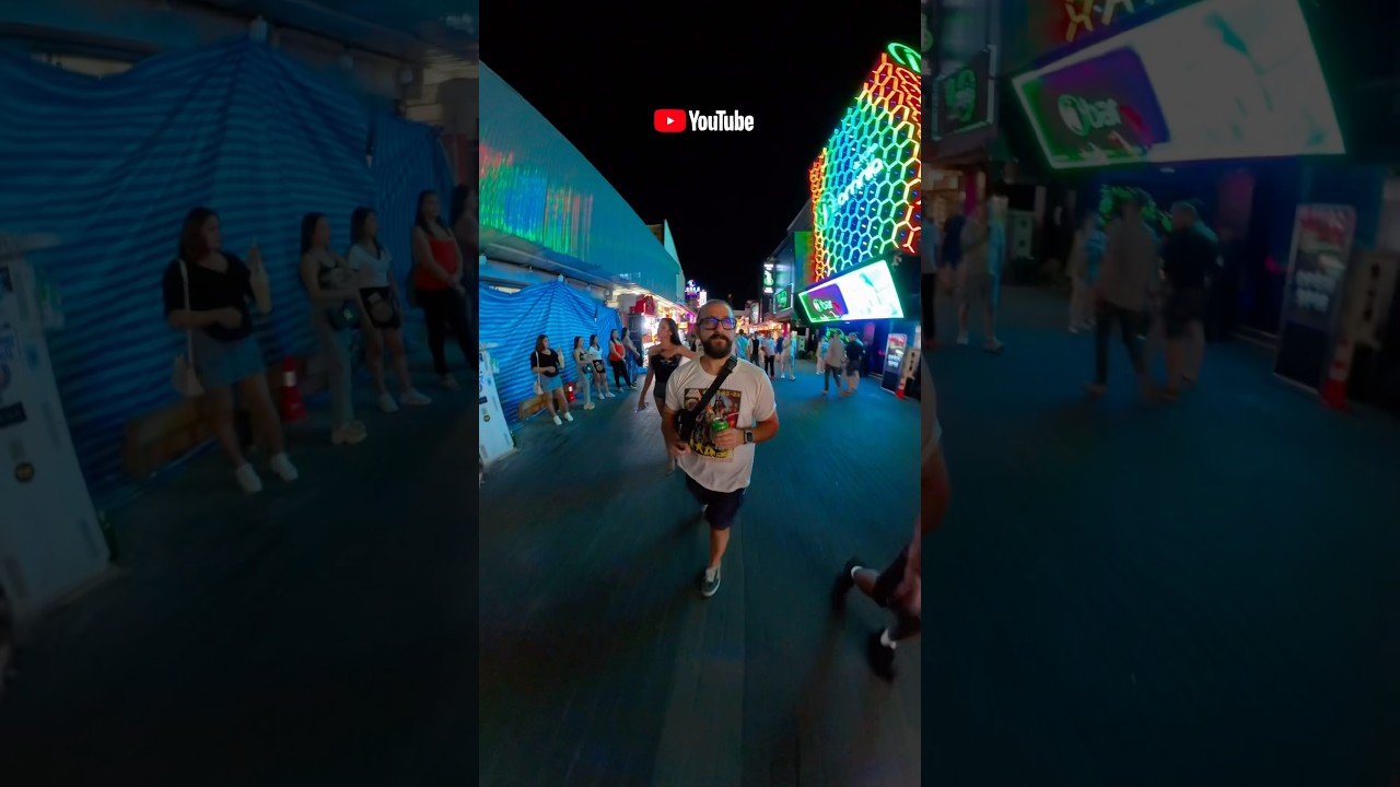 🌙 Pattaya Walking Street – Gece Hayatının Kalbi! #Pattaya #WalkingStreet #PattayaNightlife #shorts
