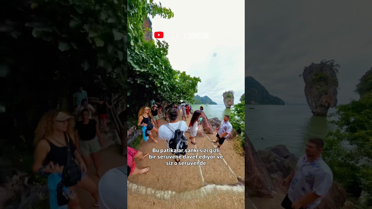 🚶‍♂️ James Bond Adası’nın Gizli Patikalarında Kaybolmaya Var Mısın? 🌴✨ #JamesBondAdası #shorts