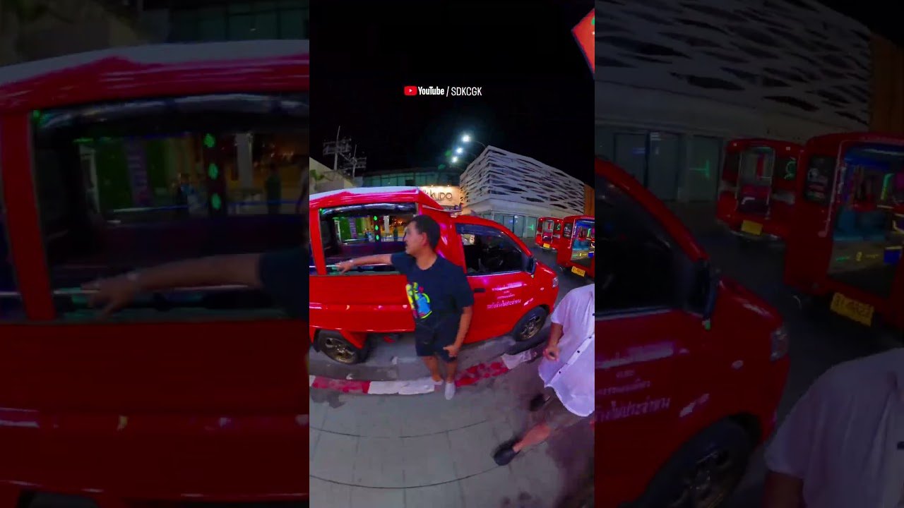 🌃 Patong Beach’te gece sahil kenarında hızlı adımlarla yürürken… #PatongBeach #phuket #shorts