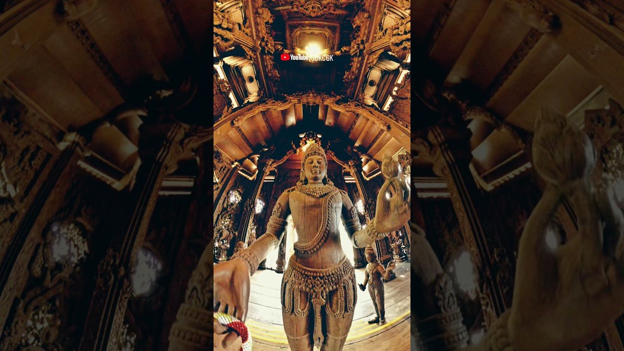 🌿 Pattaya’da yer alan The Sanctuary of Truth. #TheSanctuaryOfTruth #shorts