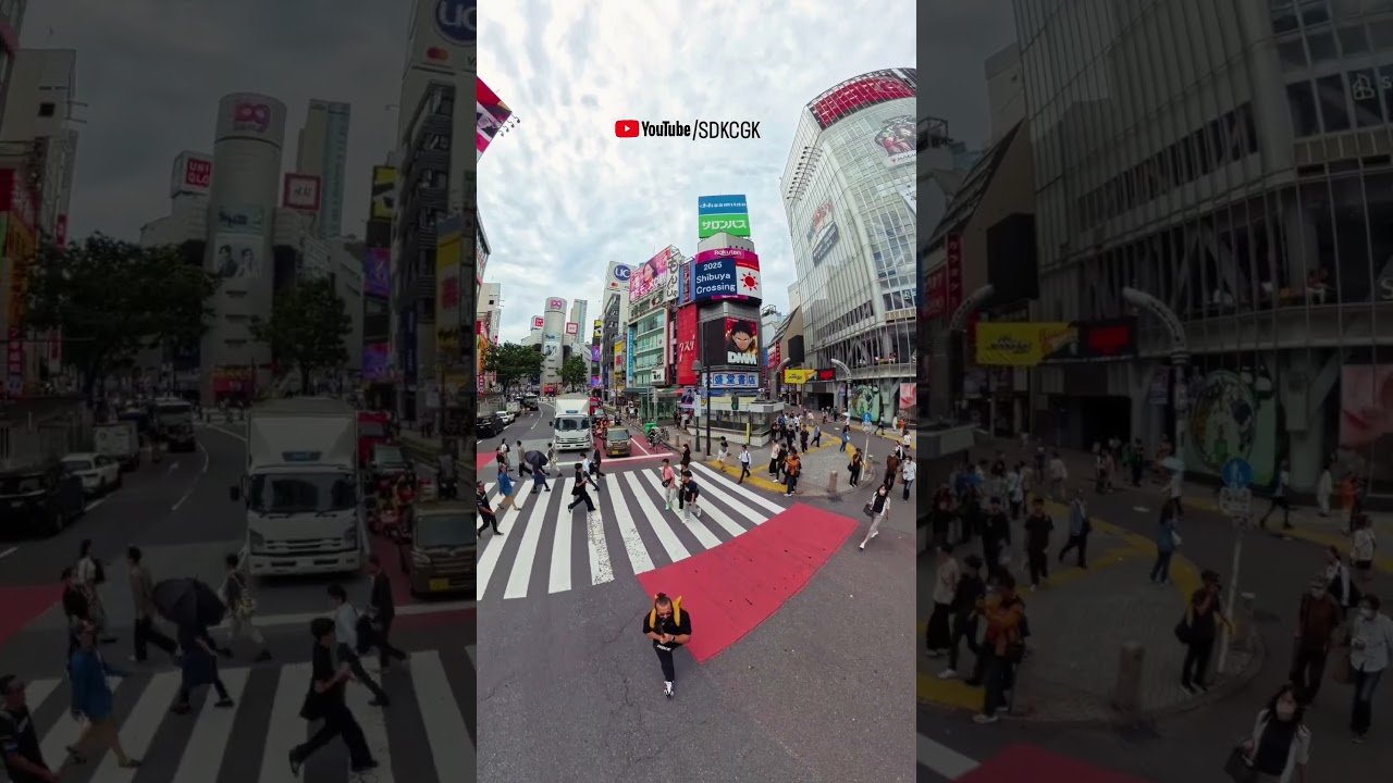 Tokyo’nun en ikonik noktalarından biri olan Shibuya Crossing #Tokyo #Shibuya #ShibuyaCrossing