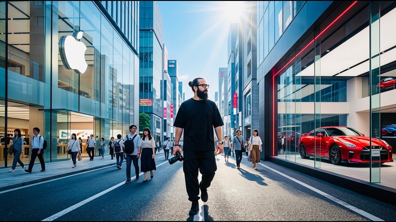 TOKYO’NUN EN LÜKS CADDESİ! 🏙️ Ginza’da Trafik Kapanınca Ne Oluyor? (Apple, Nissan, Sony)