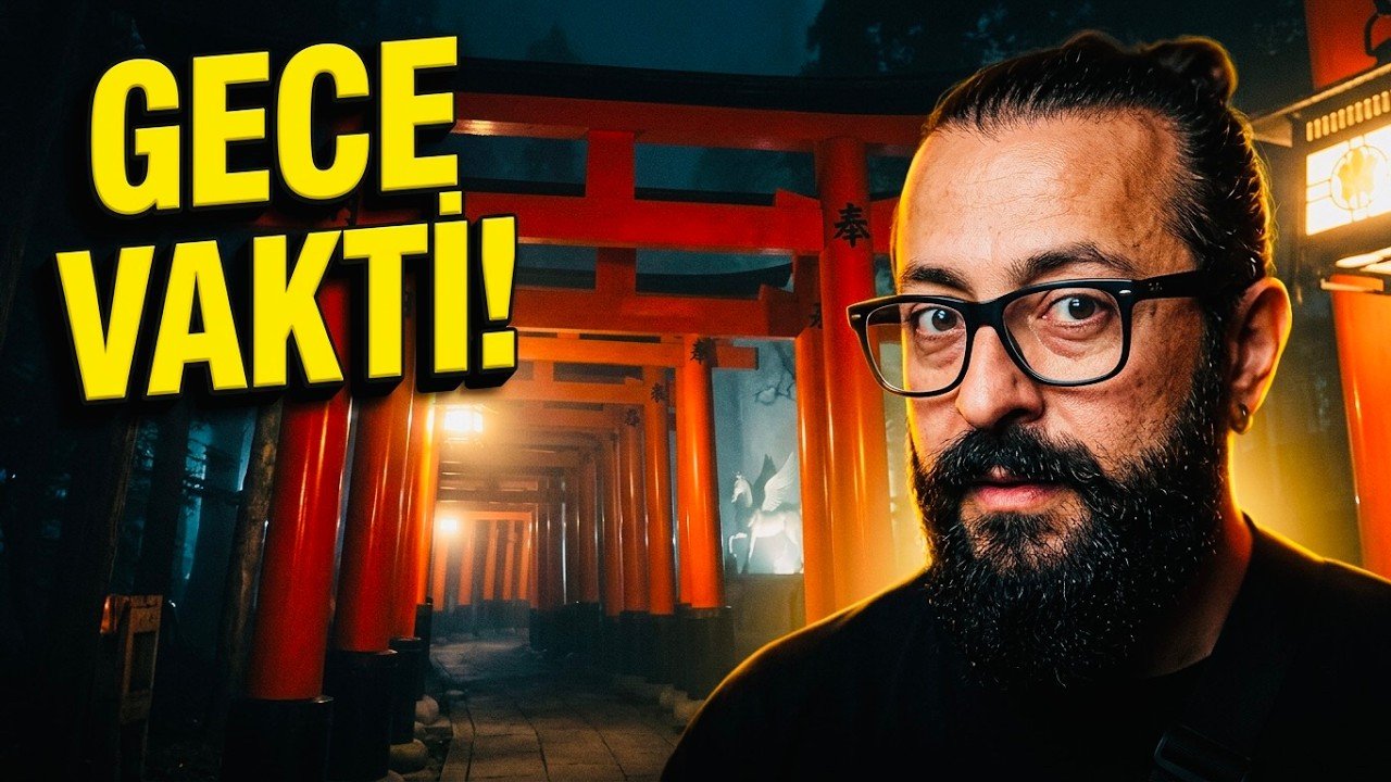 Fushimi Inari’de Hava Kararınca Ne Oluyor? 🏮 Gece Torii Kapıları ve Gizemli Tapınak ⛩️🇯🇵